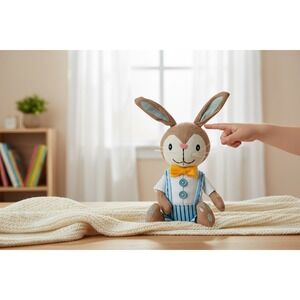 Spritz Easter Bunny Decor Kids Small Blue White Brand New Dapper Rabbit Vest